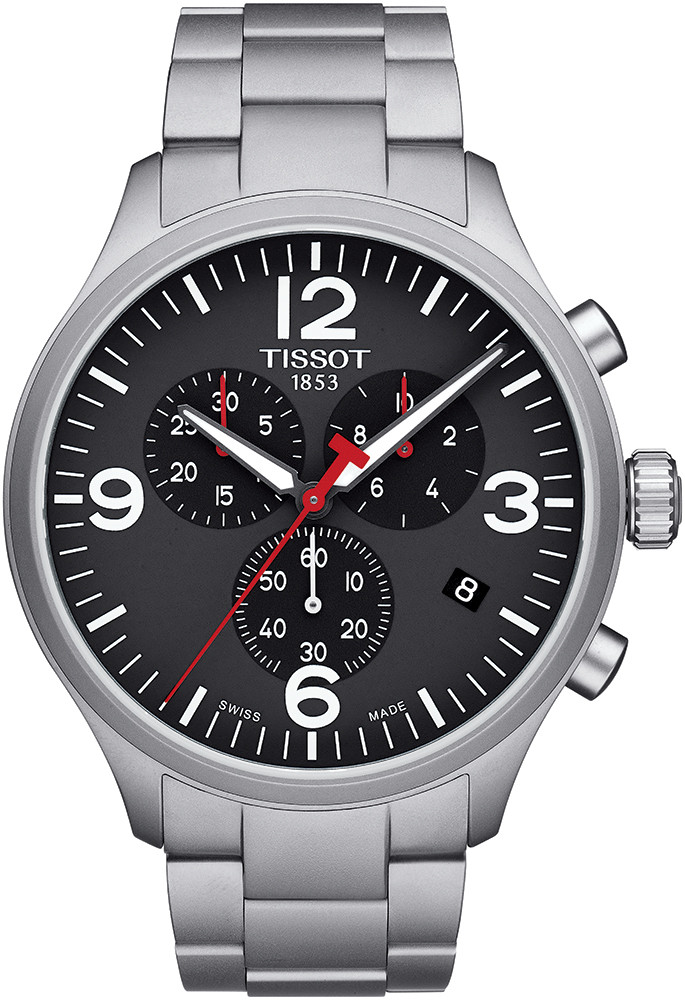 Tissot CHRONO XL STEEL BRACELET BLACK DIAL T116.617.11.057.00