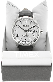 Timex T2M455 męski zegarek Perpetual Calendar pasek
