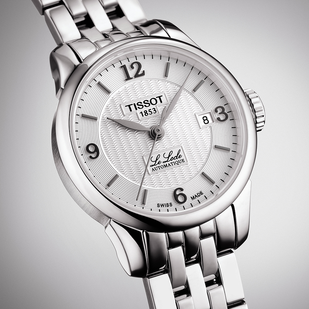 Tissot T41.1.183.34 damski zegarek Le Locle bransoleta - miniatura 3