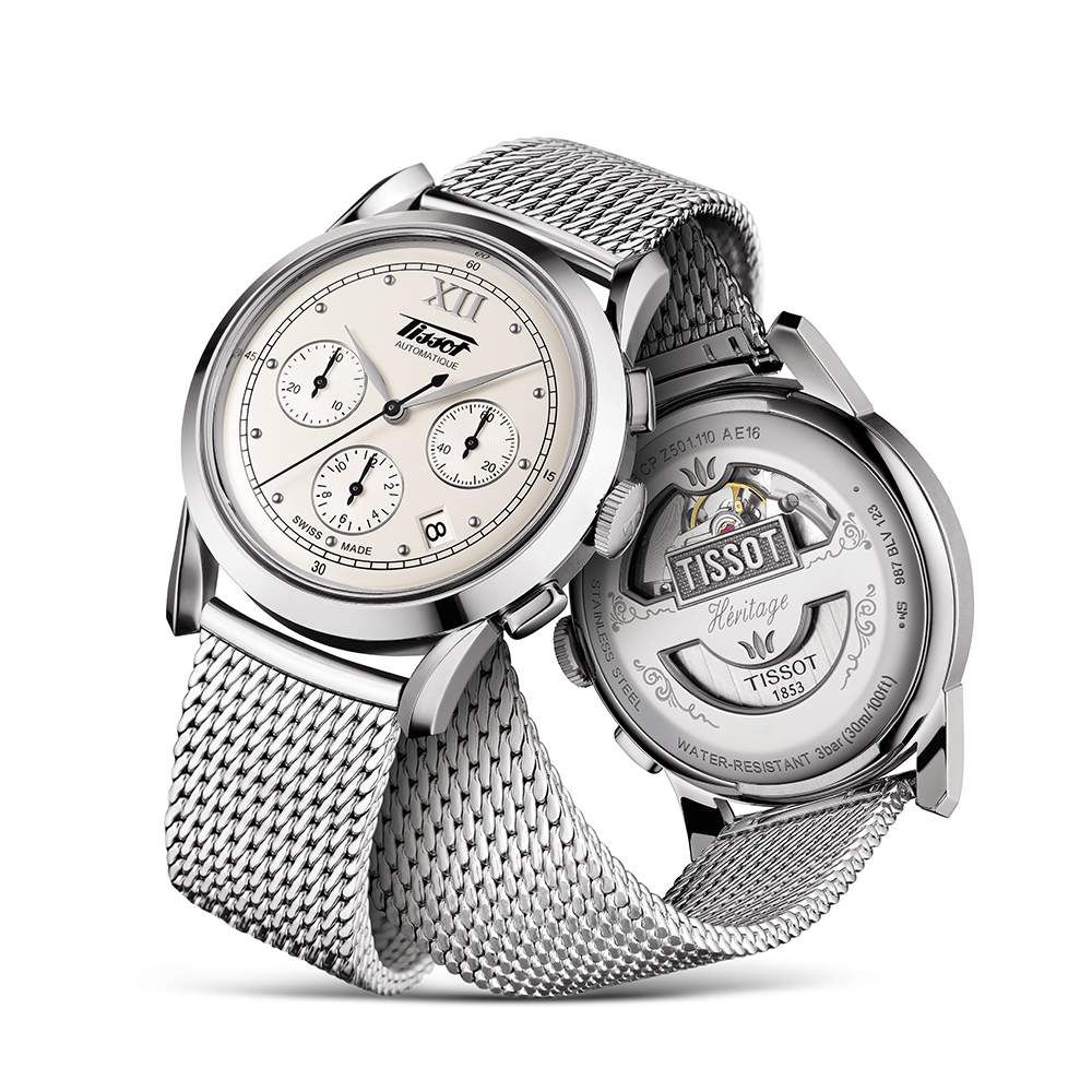 Tissot T66.1.782.33 zegarek męski Heritage - miniatura 2