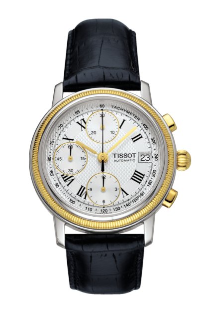 Tissot BRIDGEPORT GOLD GENT CHRONO AUTOMATIC VALJOUX T71.0.427.33