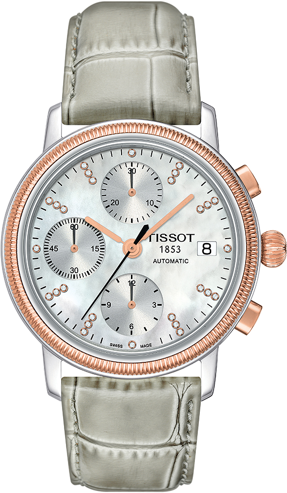 Tissot BRIDGEPORT AUTOMATIC VALJOUX LADY 18K GOLD T71.1.479.76