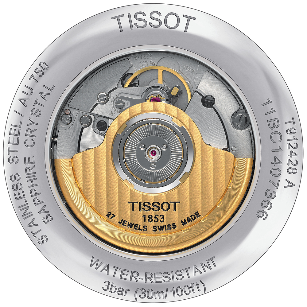 Tissot T912.428.46.038.00 zegarek męski Classic Gent - miniatura 2