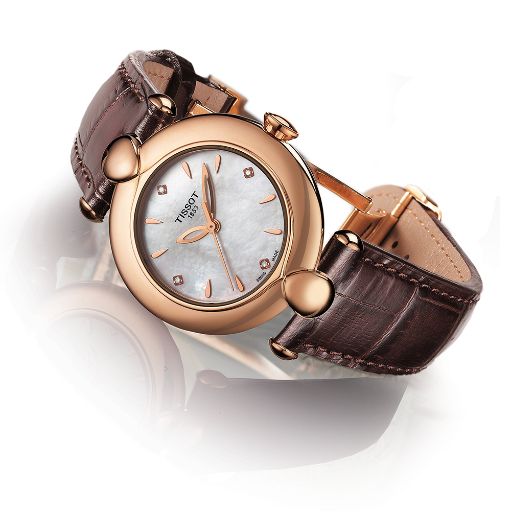 Tissot T918.210.76.116.00 zegarek damski Pretty - miniatura 2