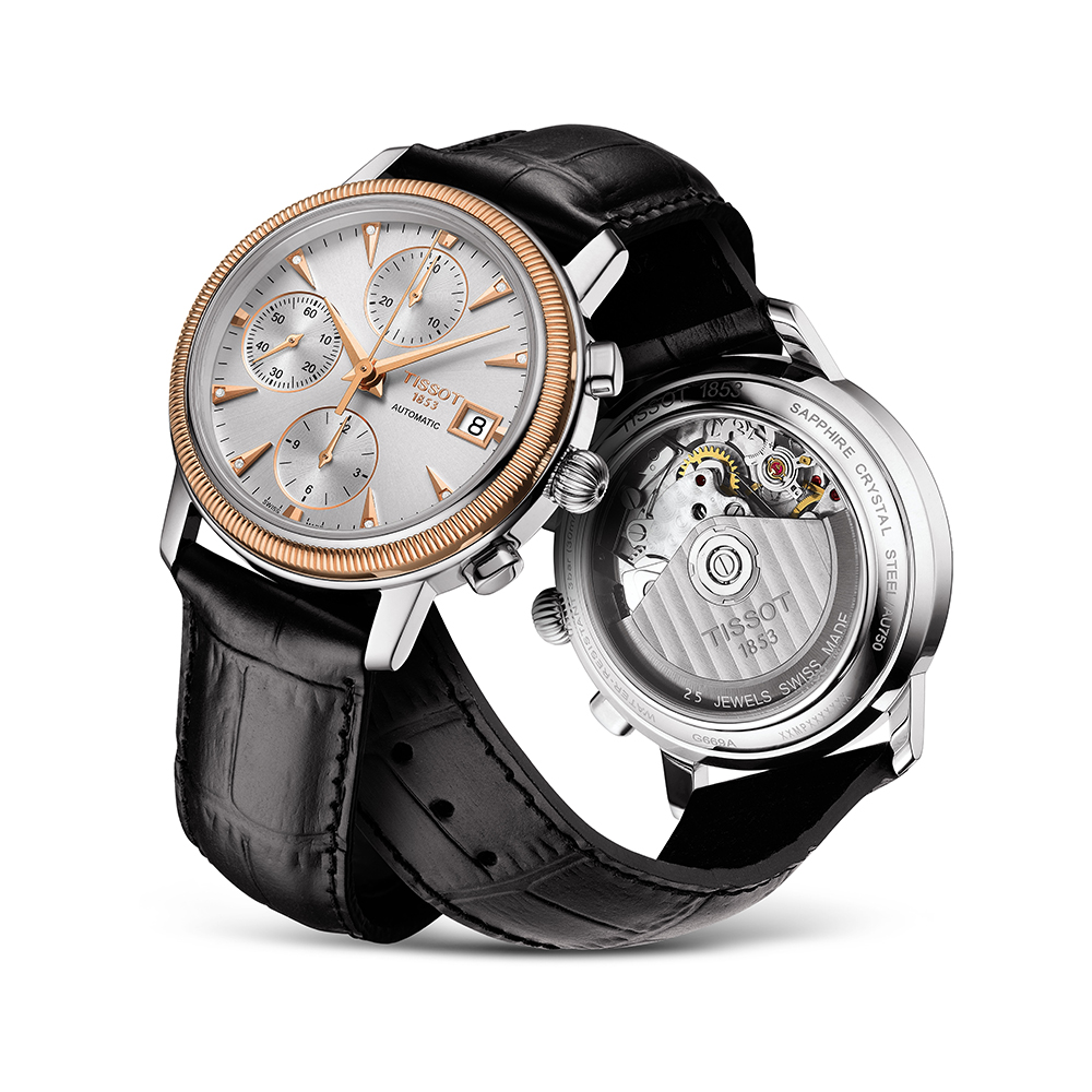 Tissot T921.427.46.036.00 zegarek męski Bridgeport - miniatura 2
