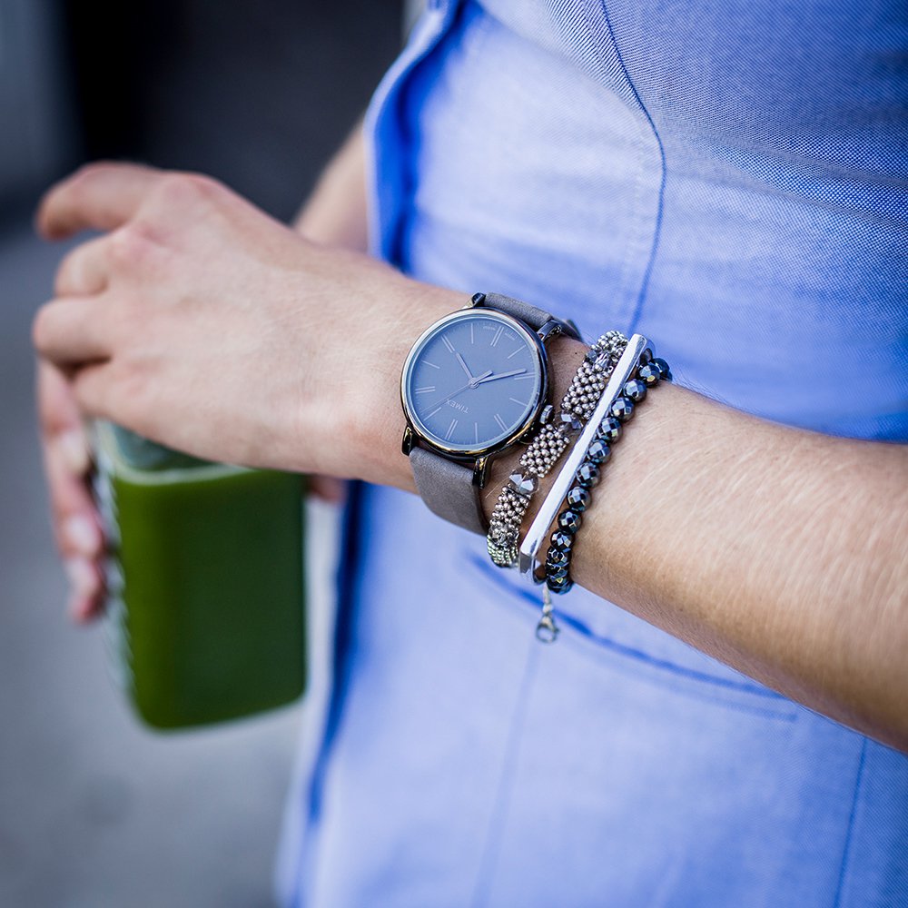 zegarek Timex TW2P96400 szary Klasyczne