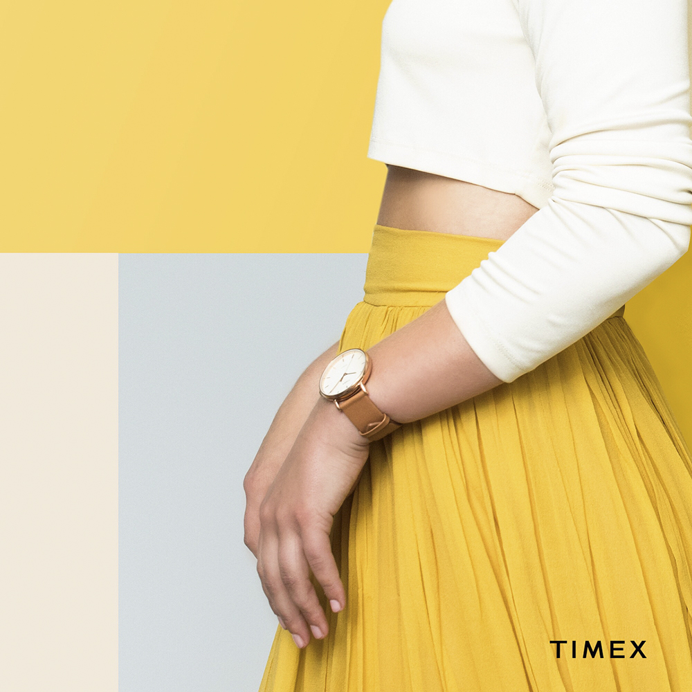Timex TW2R26200 Fairfield klasyczny zegarek różowe złoto