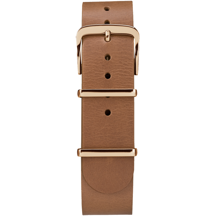 Timex TW2R28800 zegarek różowe złoto klasyczny Weekender pasek - miniatura 5