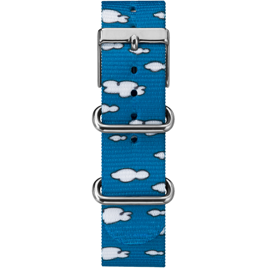 Timex TW2R41300 Weekender Seasonal Timex x Peanuts Lucy Weekender fashion/modowy zegarek srebrny