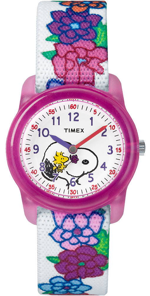 Timex  Timex Time Teacher x Peanuts Snoopy & Flowers TW2R41700