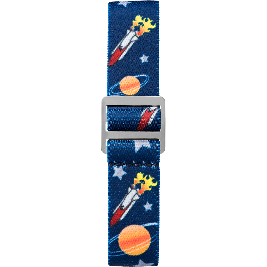 Timex TW2R41800 Timex Time Teacher x Peanuts Snoopy  Outer Space Dla dzieci klasyczny zegarek niebieski