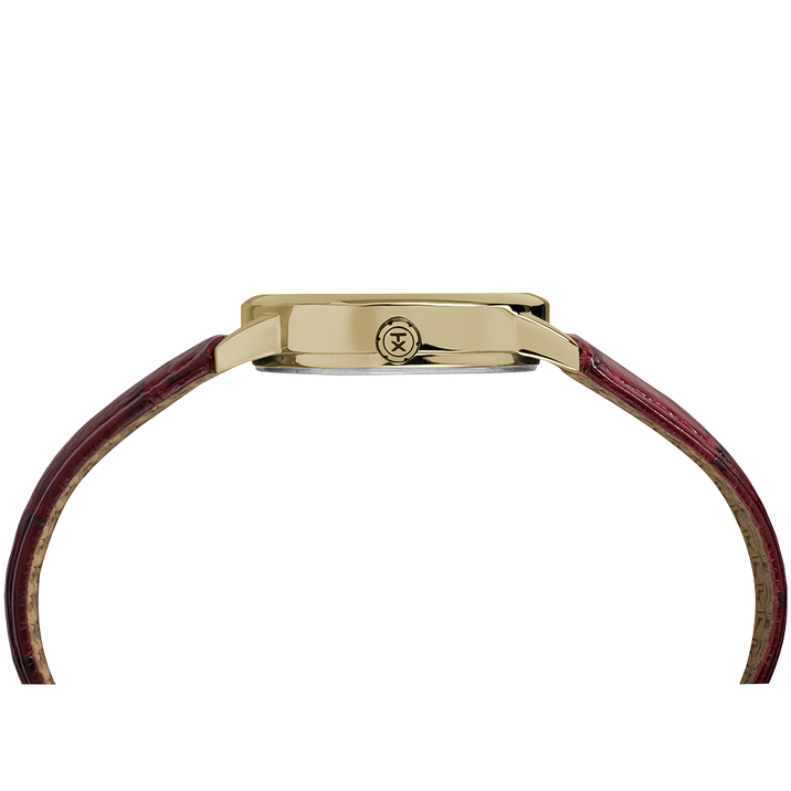Timex TW2R65400 zegarek złoty klasyczny Easy Reader pasek