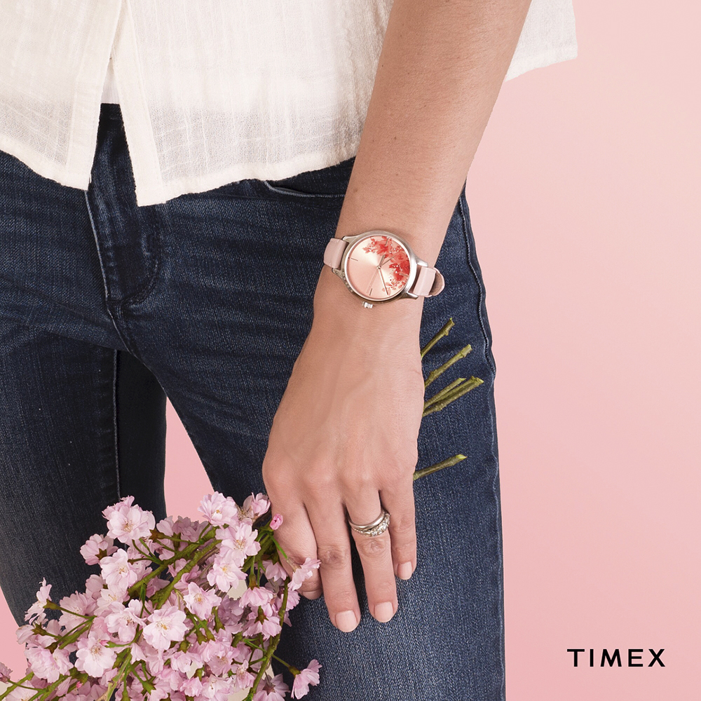 Timex TW2R66600 Fashion Crystal Bloom Peyton zegarek damski klasyczny mineralne - miniatura 5