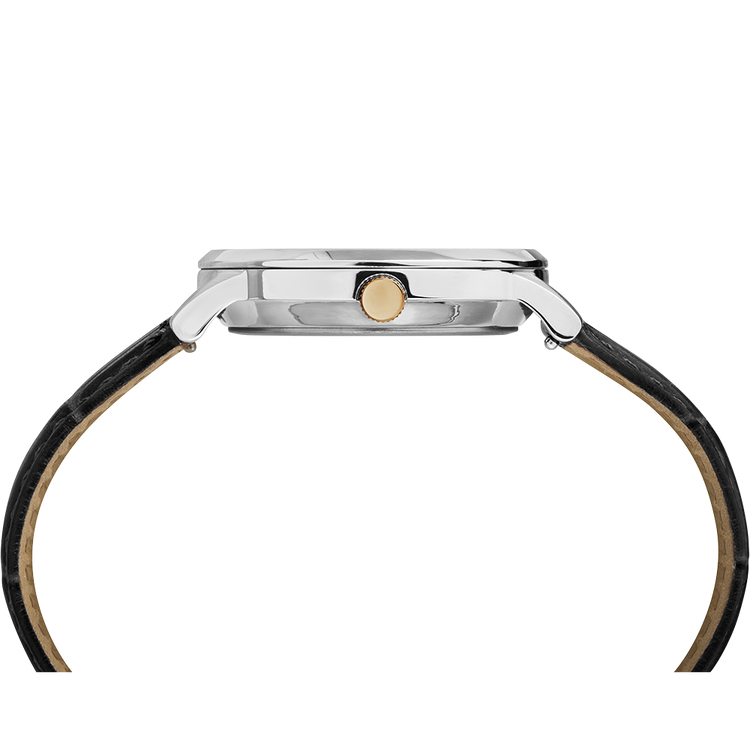 Timex TW2R72400 zegarek srebrny klasyczny Waterbury pasek