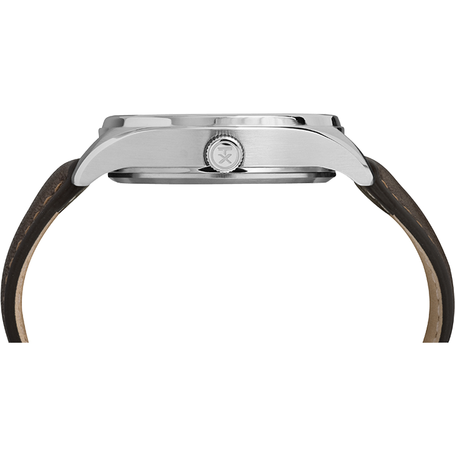 Timex TW2R88800 zegarek srebrny klasyczny Waterbury pasek - miniatura 5