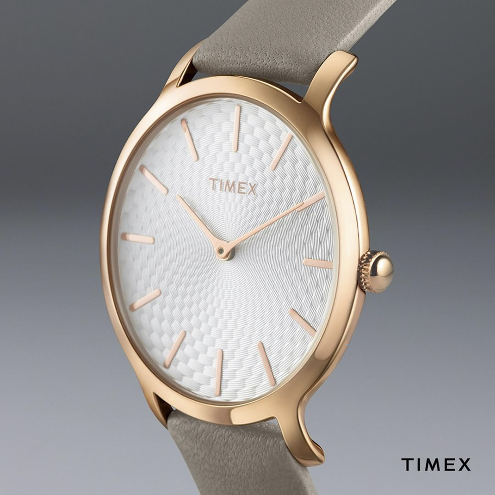zegarek Timex TW2R96200 różowe złoto Metropolitan