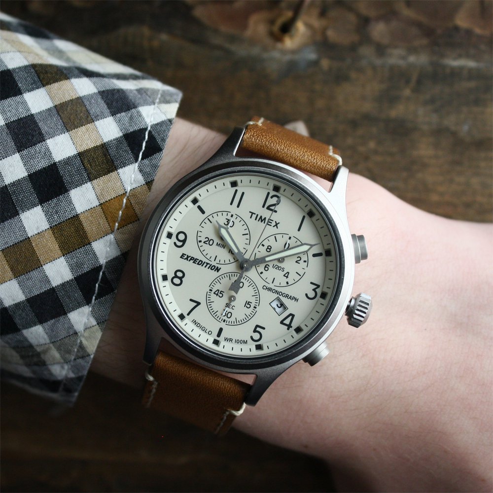 Timex TW4B09200 zegarek męski klasyczny Expedition pasek