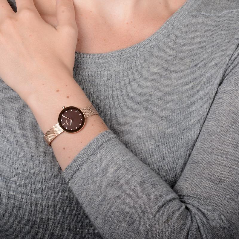 Obaku Denmark V161LXVNMV damski zegarek Slim bransoleta - miniatura 3