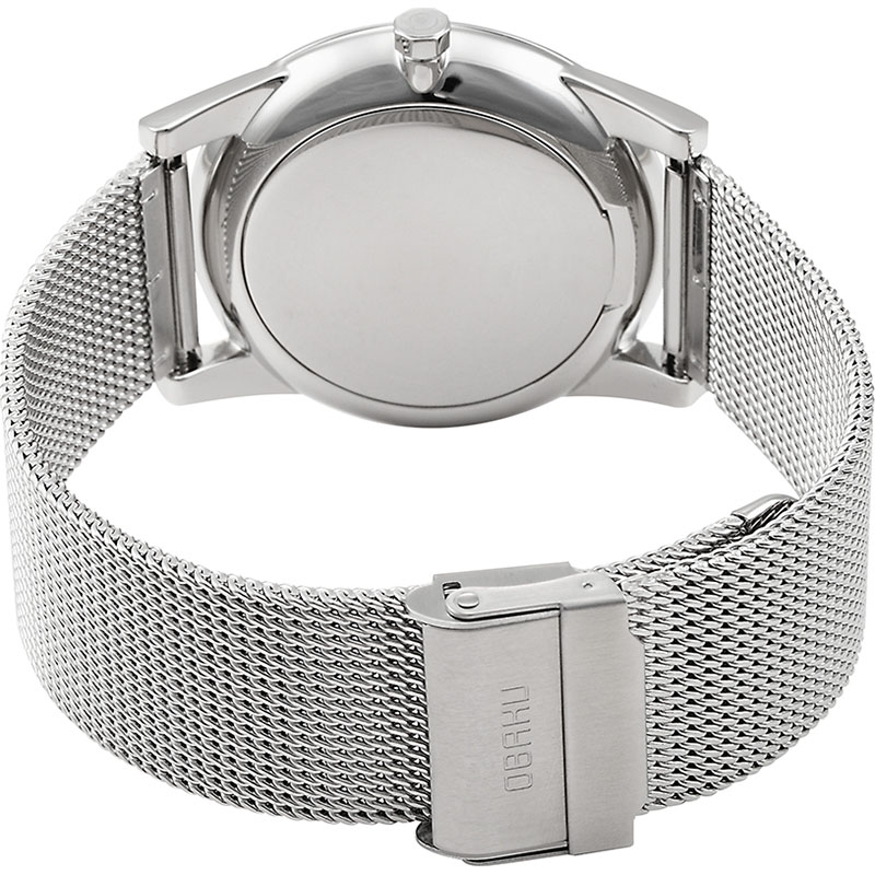 Obaku Denmark V169GDCLMC męski zegarek Slim bransoleta - miniatura 6