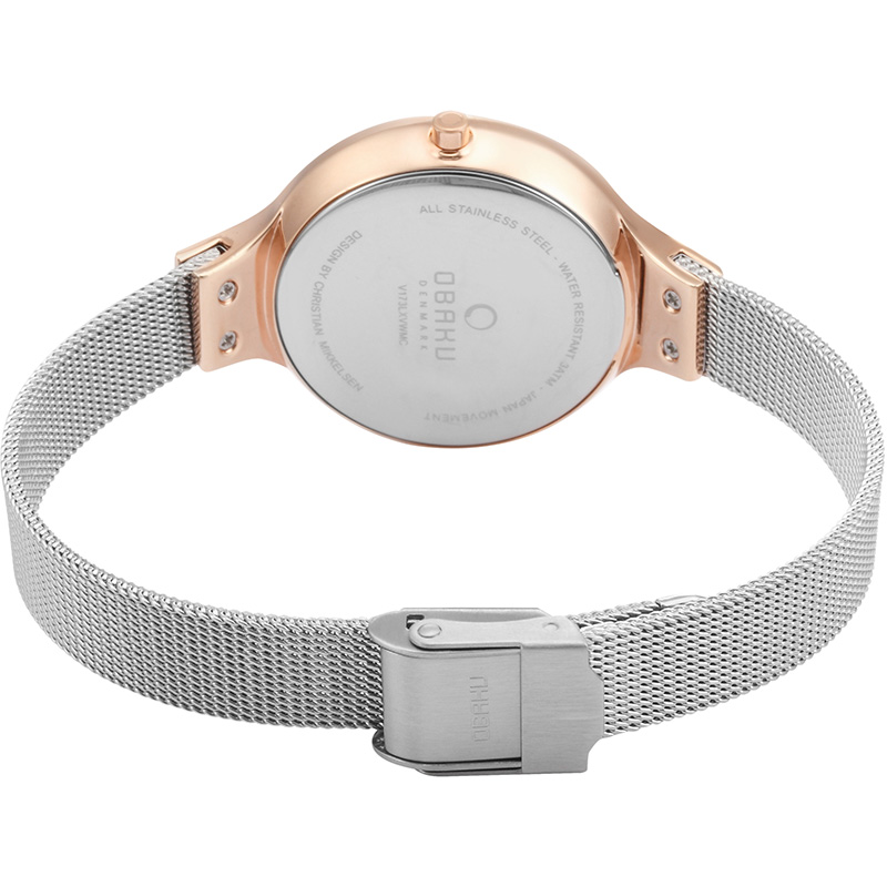Obaku Denmark V173LXVWMC damski zegarek Slim bransoleta - miniatura 3