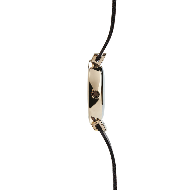 Obaku Denmark V177LEVNMN VARM - WALNUT Slim fashion/modowy zegarek różowe złoto - miniatura 6