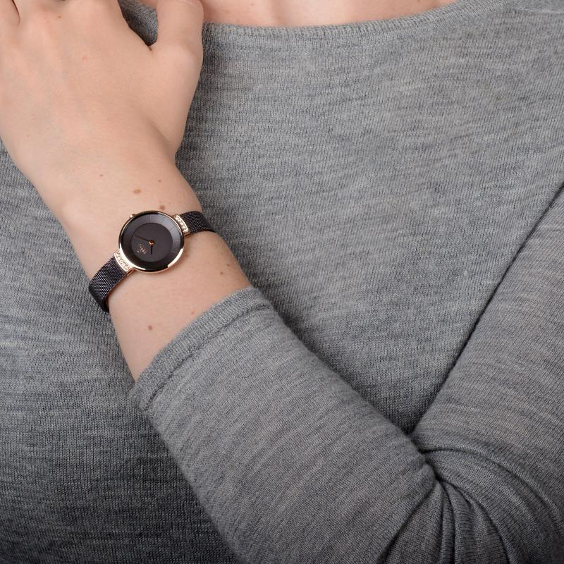 Obaku Denmark V177LEVNMN zegarek damski fashion/modowy Slim bransoleta - miniatura 7