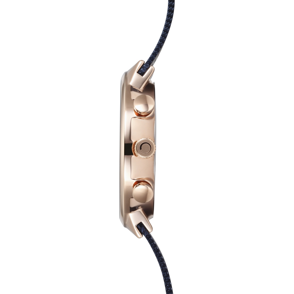 Obaku Denmark V180GCVLML STORM - OCEAN Slim fashion/modowy zegarek różowe złoto - miniatura 6