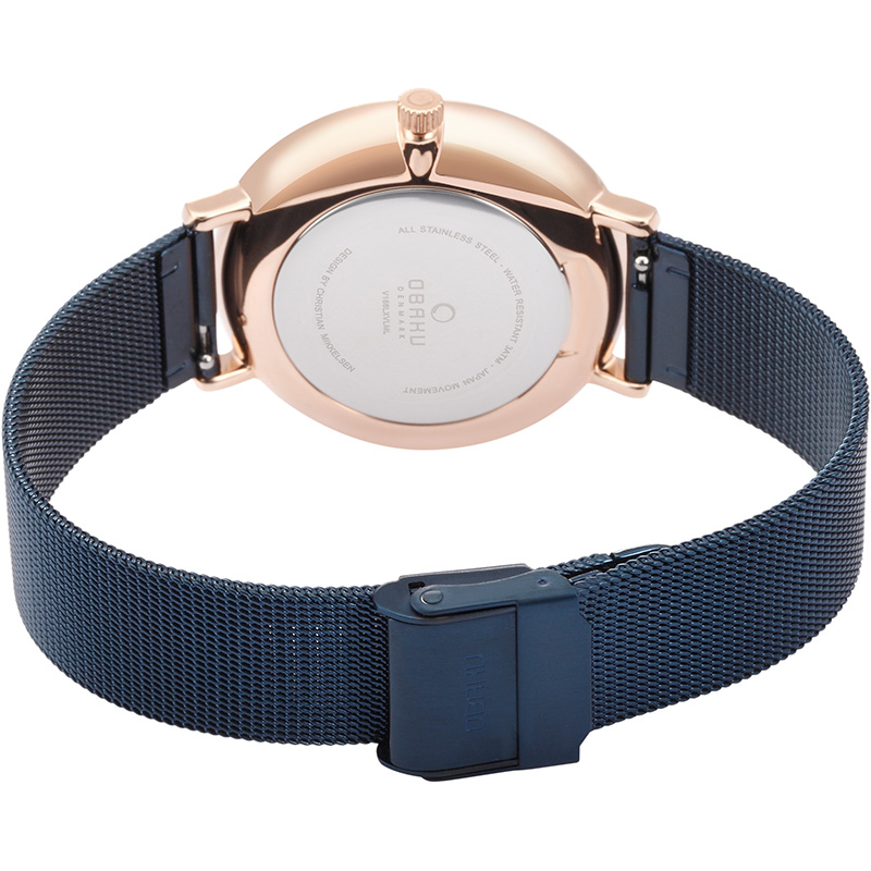 Obaku Denmark V186LXVLML zegarek damski fashion/modowy Slim bransoleta - miniatura 7