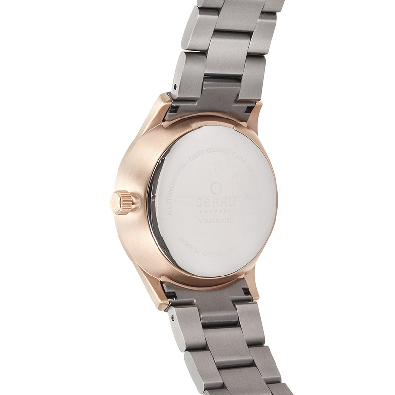 Obaku Denmark V192GMVJSJ męski zegarek Slim bransoleta