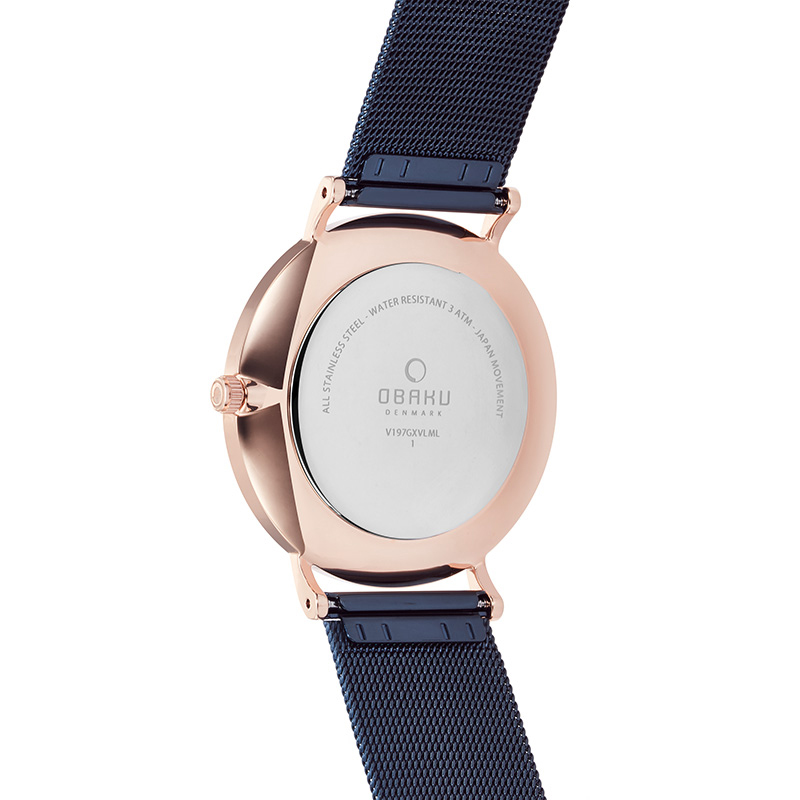 Obaku Denmark V197GXVLML1 męski zegarek Slim bransoleta - miniatura 3