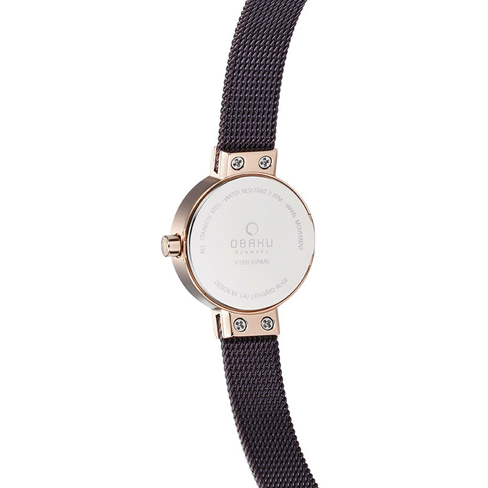 Obaku Denmark V199LXVNMN zegarek damski Slim - miniatura 2