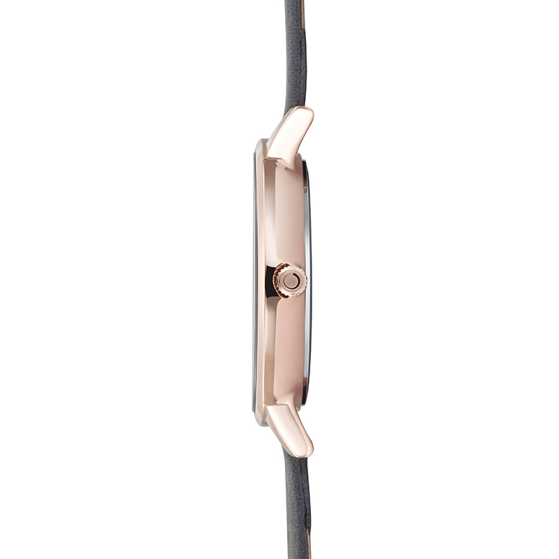 Obaku Denmark V209LXVJRJ Slim LIV - PEBBLE zegarek damski klasyczny mineralne - miniatura 5