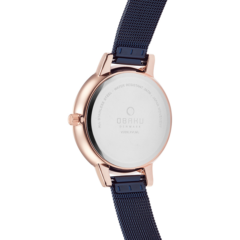 Obaku Denmark V209LXVLML damski zegarek Slim bransoleta - miniatura 3