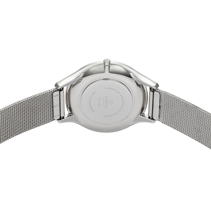 zegarek Obaku Denmark V217LXCWMC kwarcowy damski Slim FIN - STEEL - miniatura 6