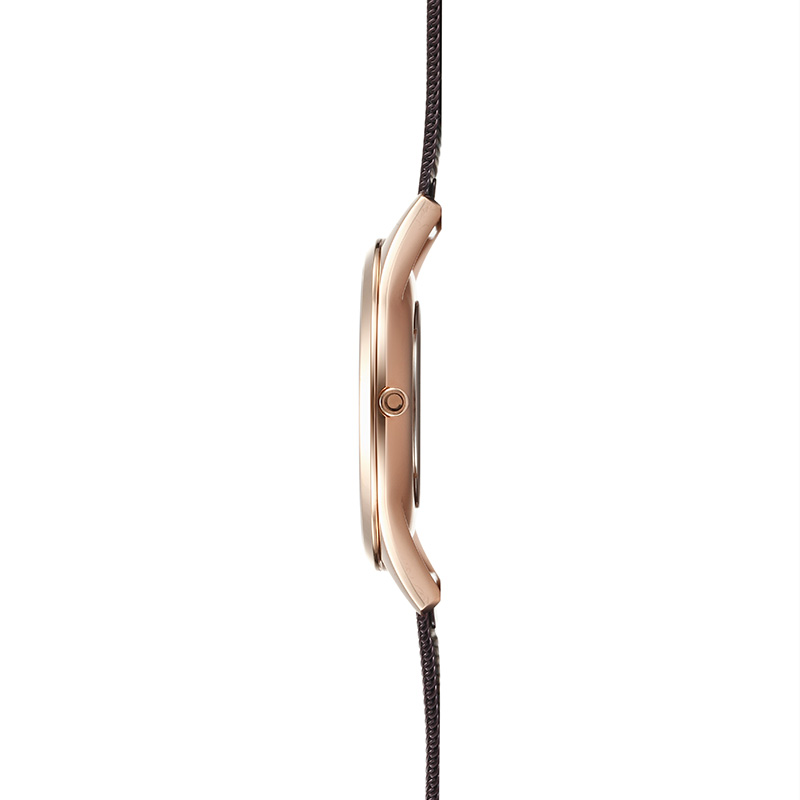 Obaku Denmark V217LXVNMN zegarek różowe złoto fashion/modowy Slim bransoleta - miniatura 5