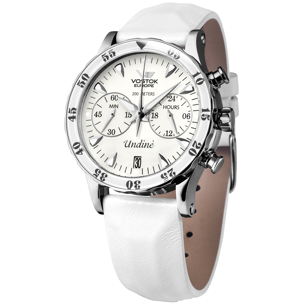 zegarek Vostok Europe VK64-515A524 Undine Chrono damski z chronograf Undine
