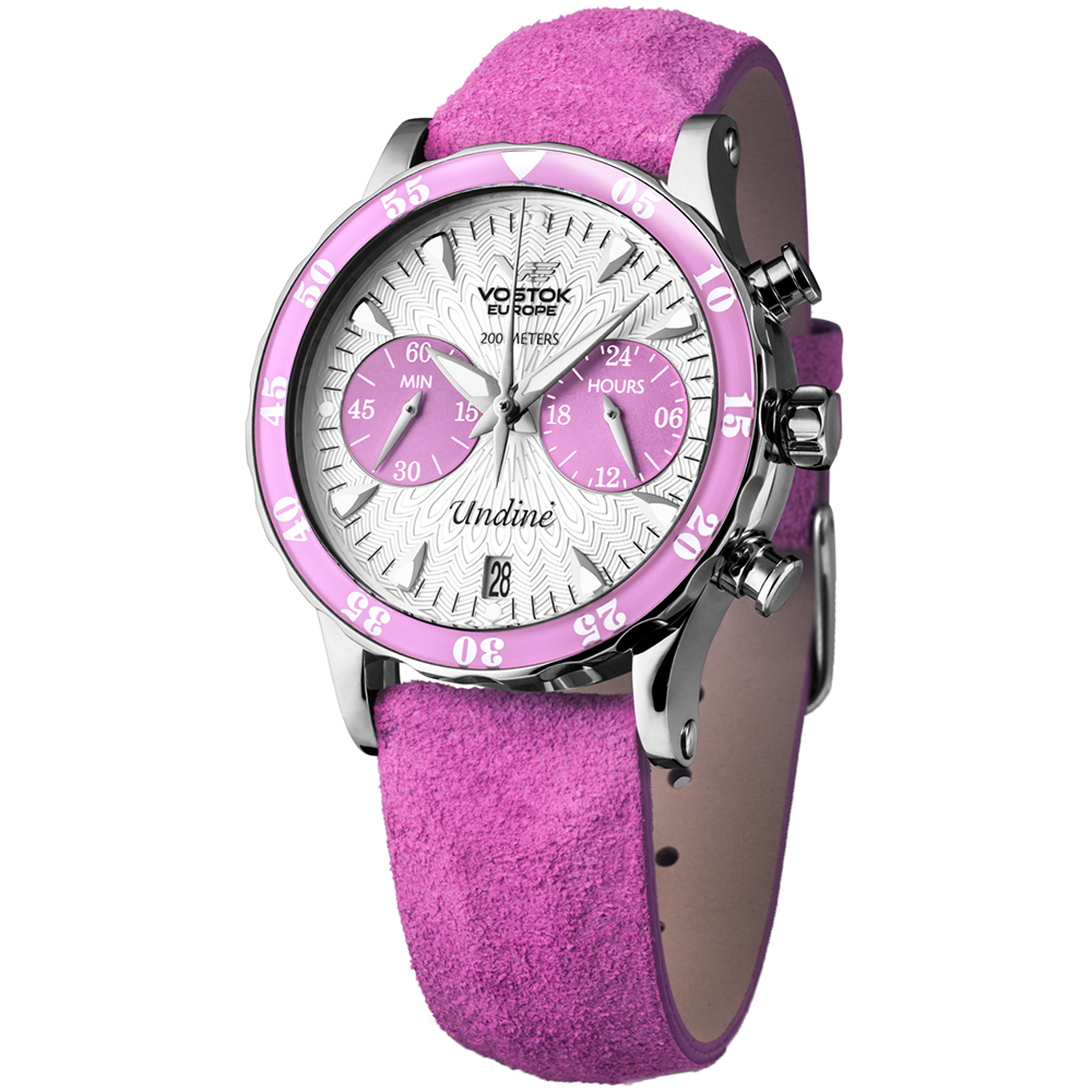 zegarek Vostok Europe VK64-515A525 Undine Chrono damski z chronograf Undine - miniatura 8