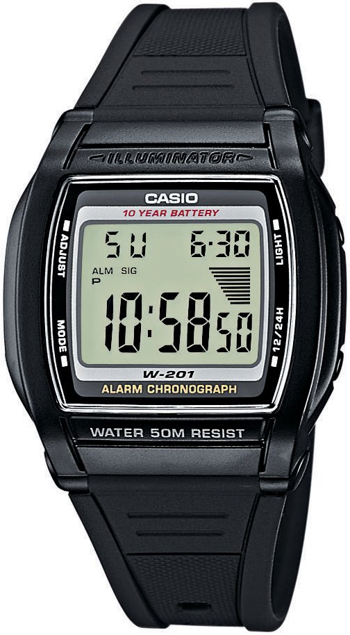 Casio W-201-1AVEF Sportowe