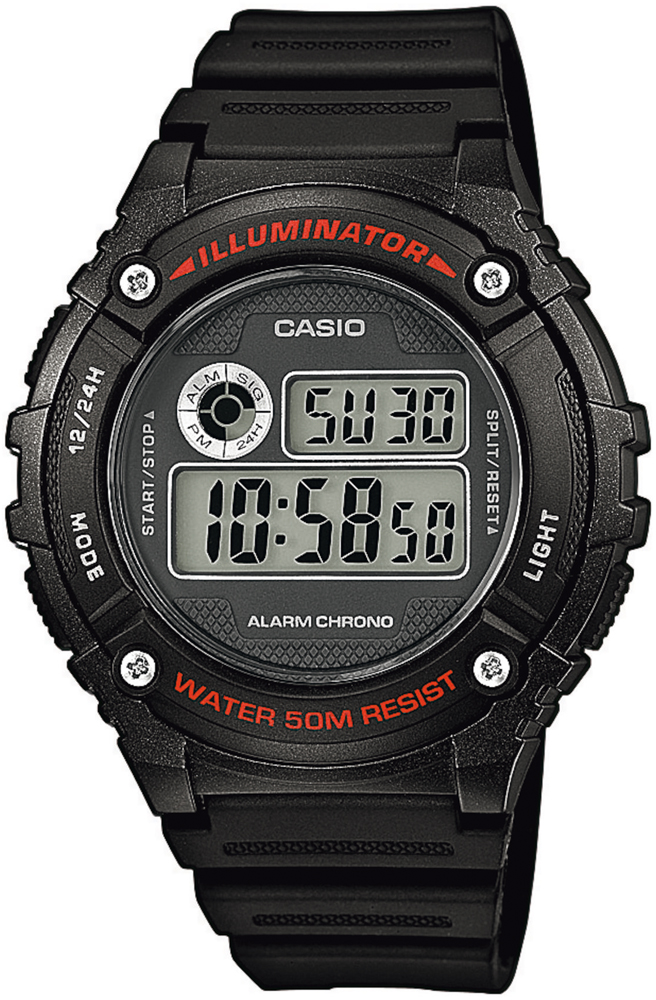 Casio W-216H-1AVEF Sportowe