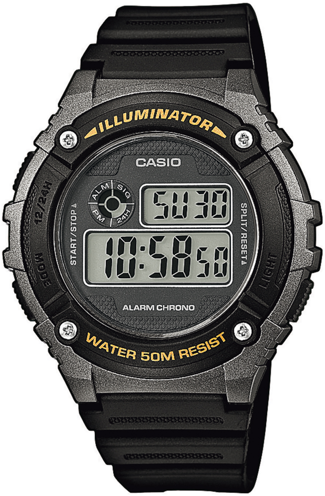 Casio W-216H-1BVEF Sportowe