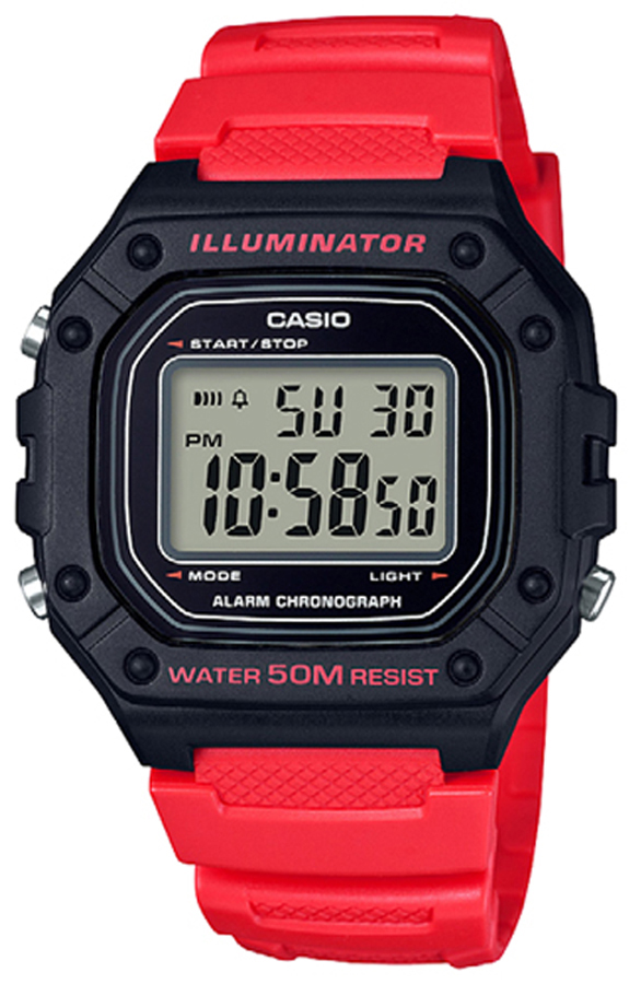 Casio W-218H-4BVEF Sportowe HEAVY DUTY