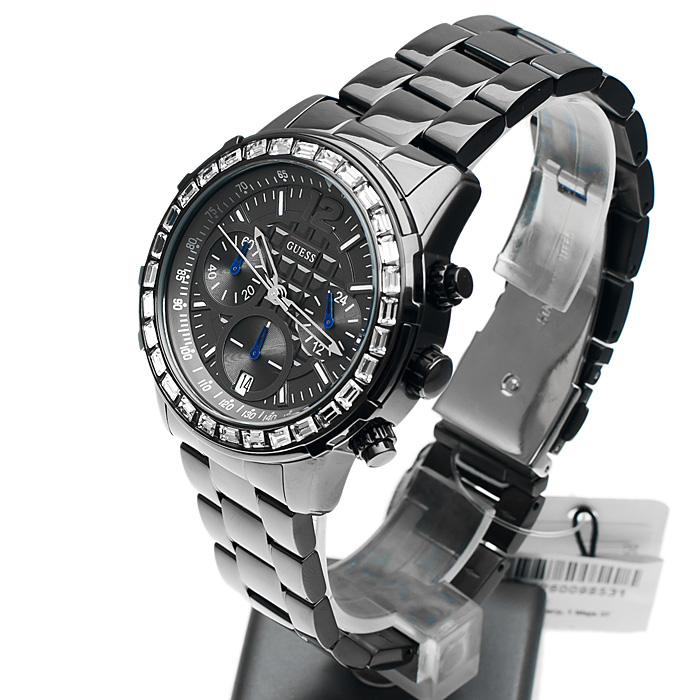 zegarek Guess W0016L3 damski z chronograf Bransoleta - miniatura 3