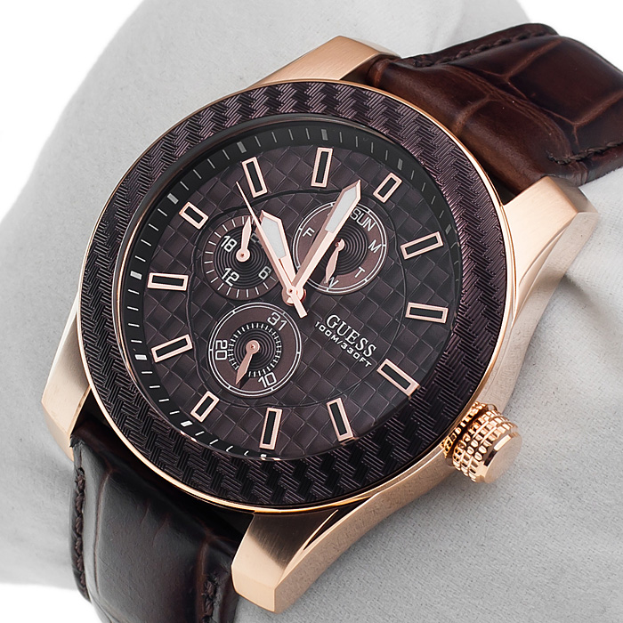 Guess W0035G1 zegarek męski Pasek - miniatura 2