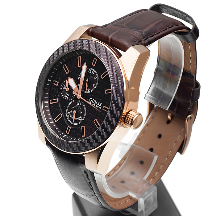Guess W0035G1 męski zegarek Pasek pasek - miniatura 3