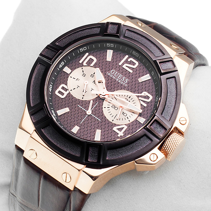 Guess W0040G3 zegarek męski Pasek - miniatura 2