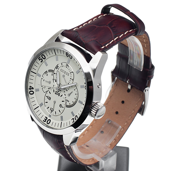 Guess W95046G1 męski zegarek Pasek pasek - miniatura 3