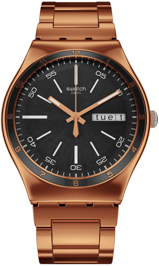 Swatch Charcoal Medal Rose YGG704G