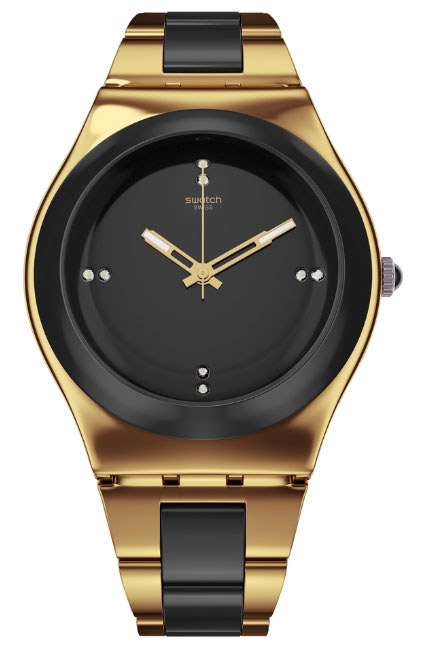 Swatch Yellow Pearl Black YLG124G