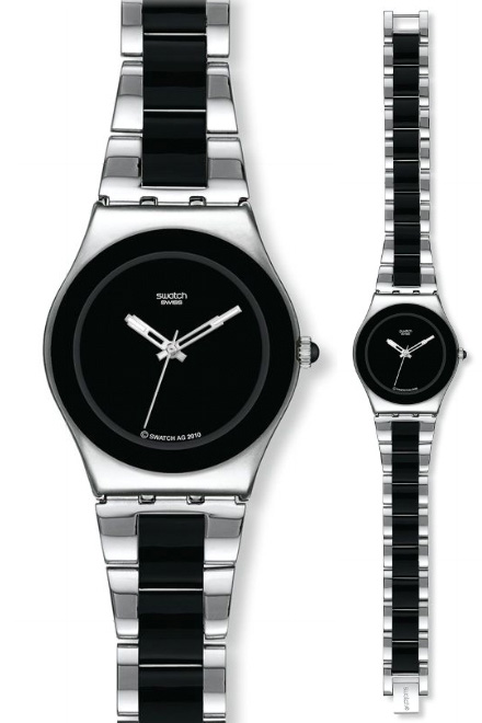 Swatch Black Ceramic YLS168G