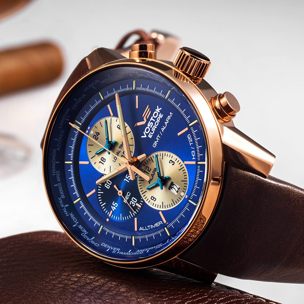 zegarek Vostok Europe YM26-565B293 Limousine Chrono męski z chronograf Limousine - miniatura 5
